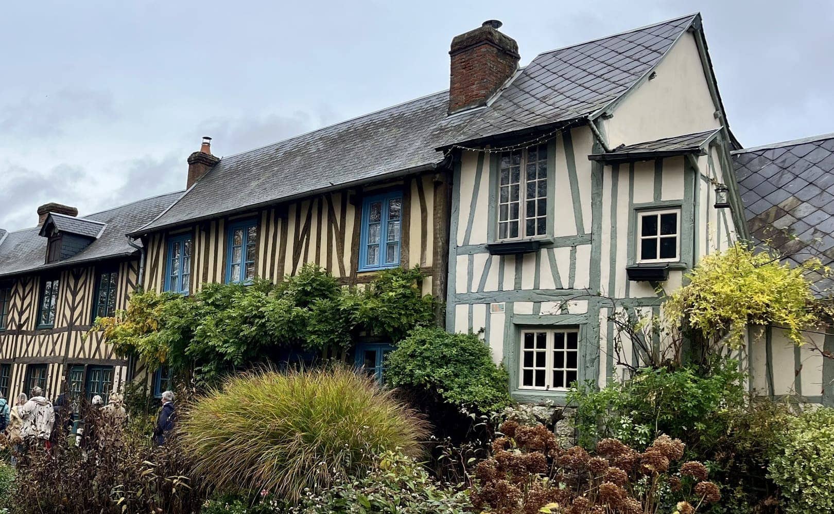 les maisons à colombages au Bec Hellouin